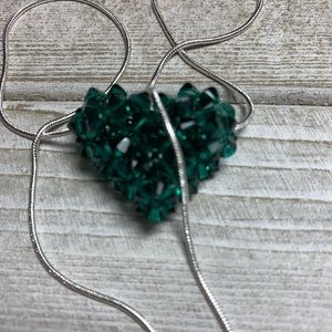 Handmade Swarovski Crystal ❤️ “Emerald” Necklace